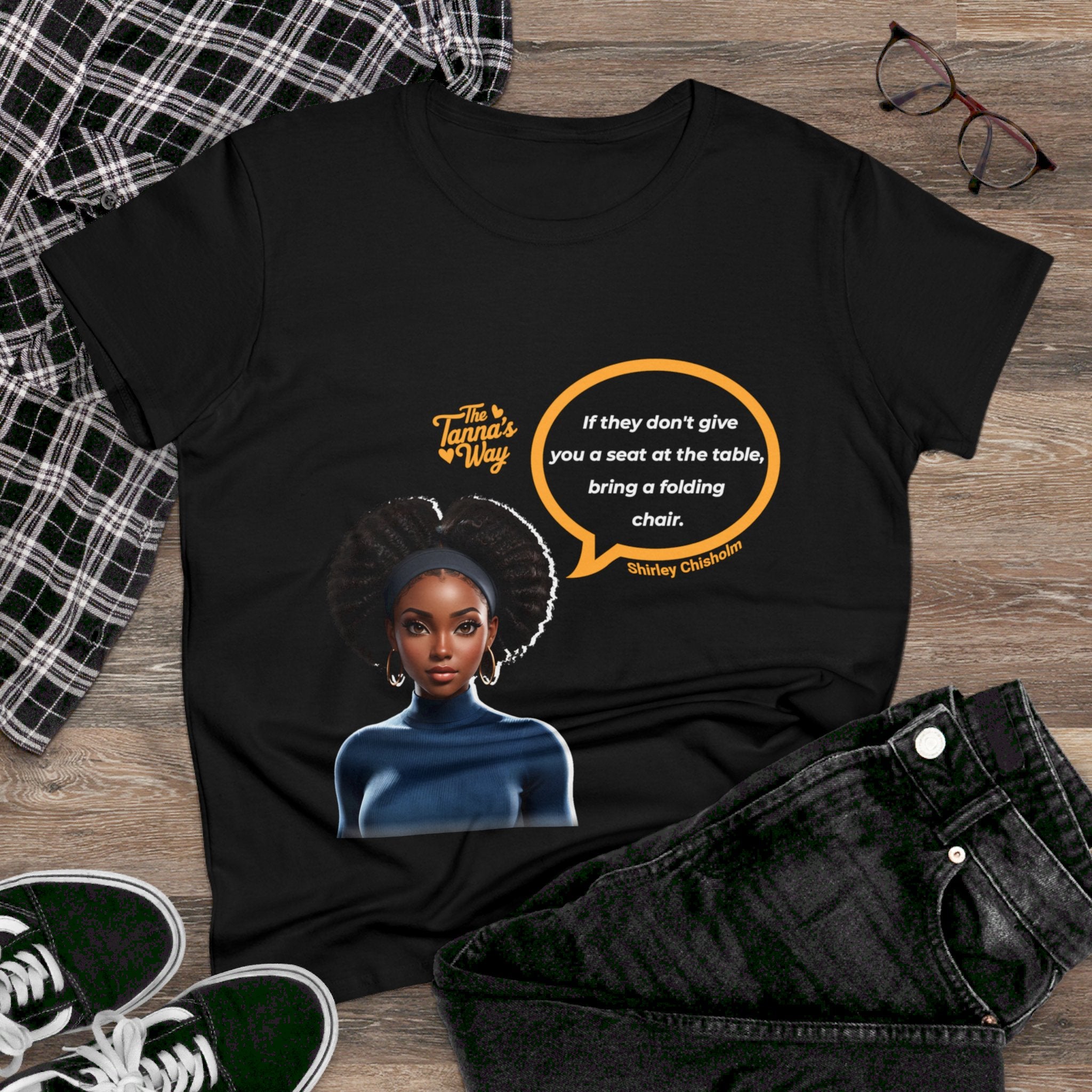 Shirley Chisholm 2 | Women's Midweight Cotton Tee